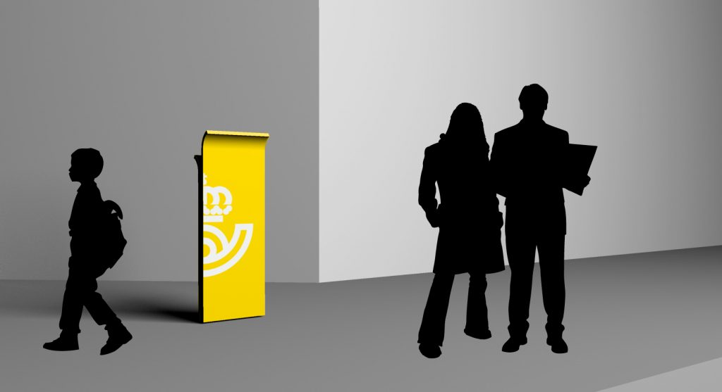 Buzón correos versión chaflán